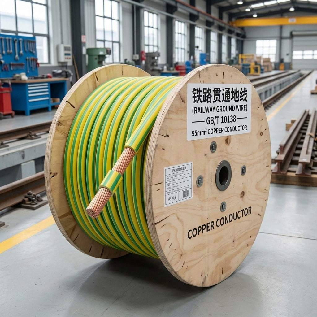 Railway Through-ground Conductor