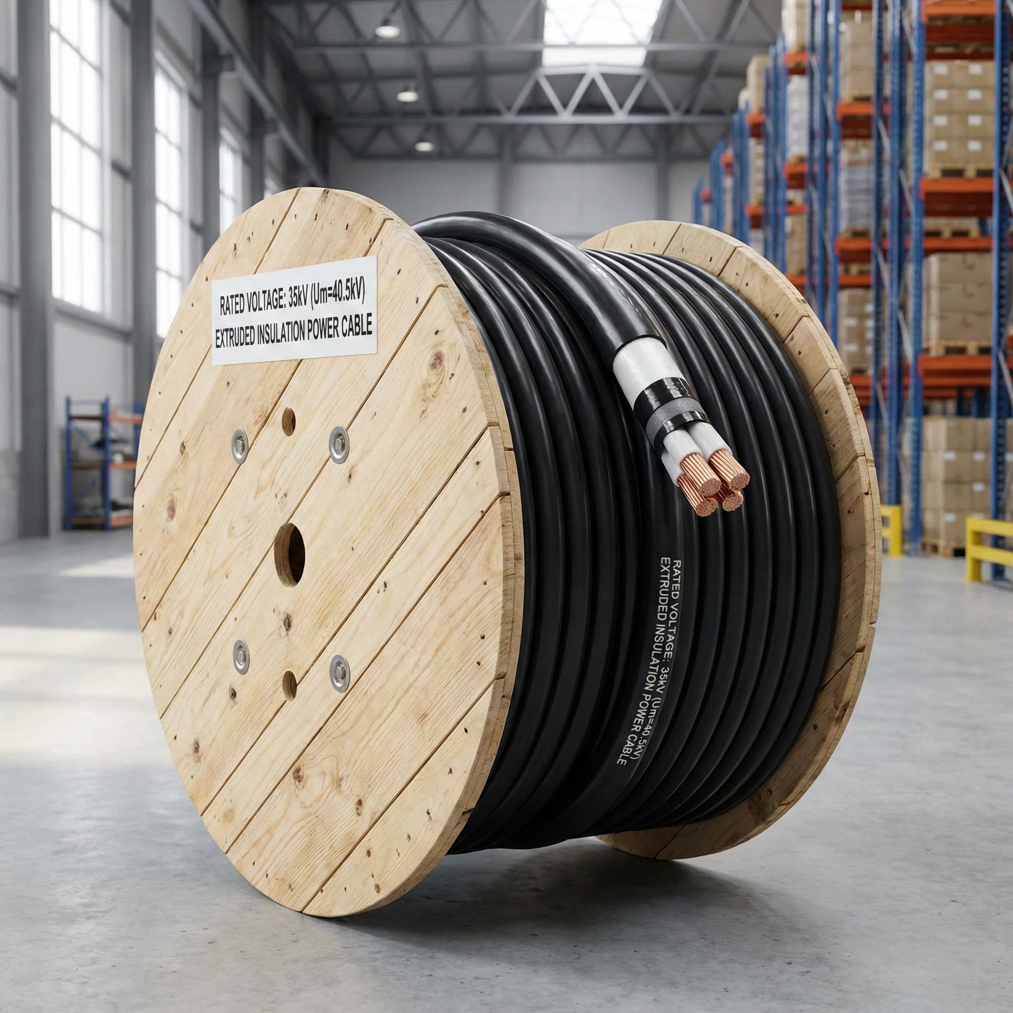 Extruded Insulated Power Cable, Rated Voltage 35kV (Um=40.5kV)