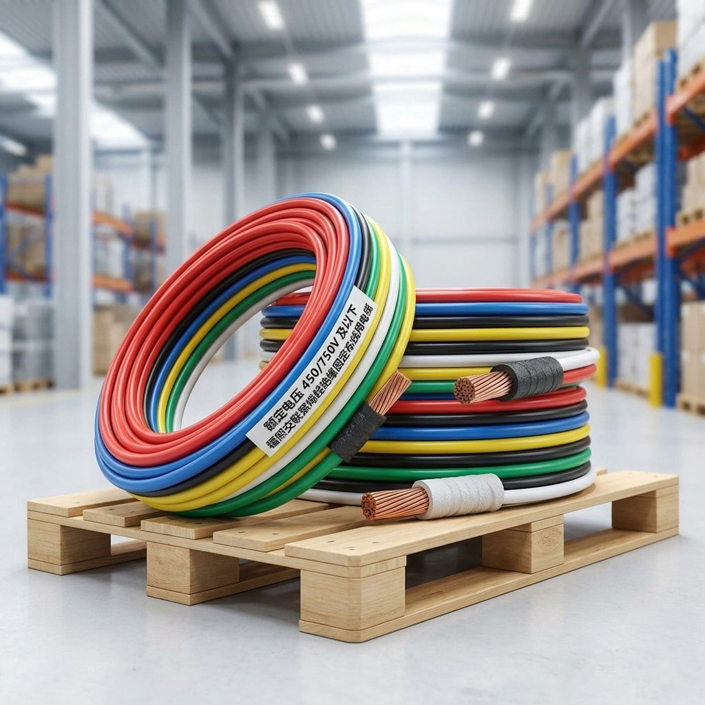 Irradiation Cross-linked Polyolefin Insulated Fixed Wiring Cable, Rated Voltage 450/750V and Below